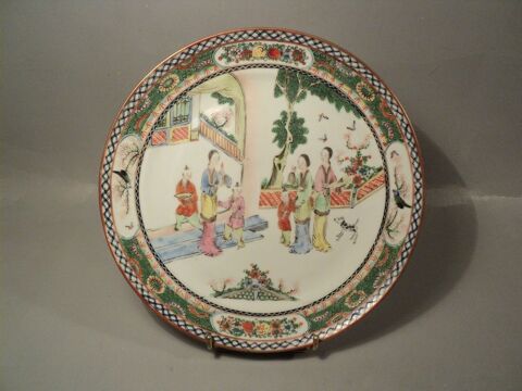Assiette Porcelaine Famille Verte Chine Chinese Porcelain. 130 Loches (37)