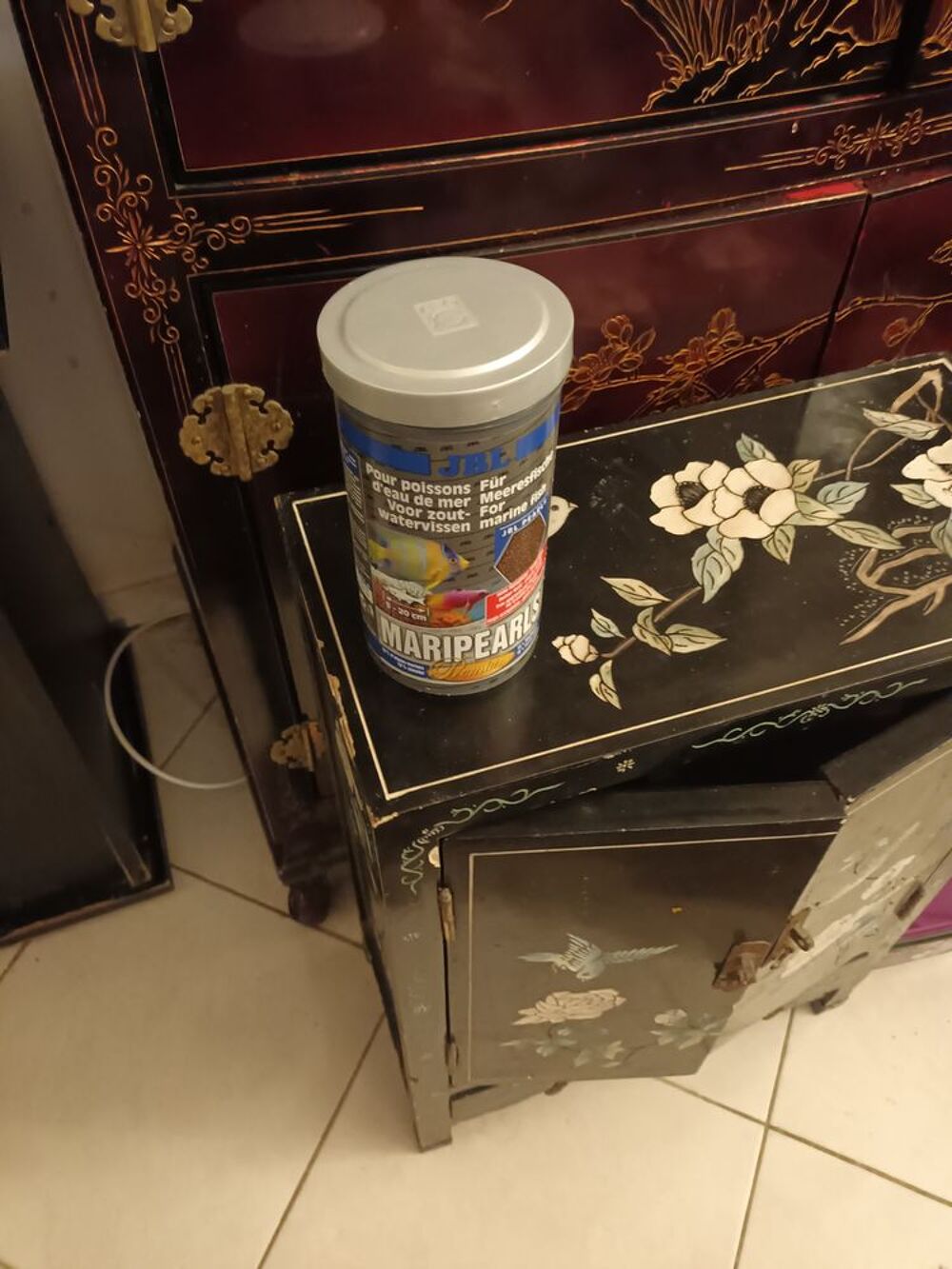   1 bote neuve de 560g nourriture poussons 