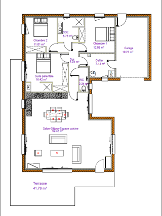  Maison � vendre 5 pi�ces 120 m�