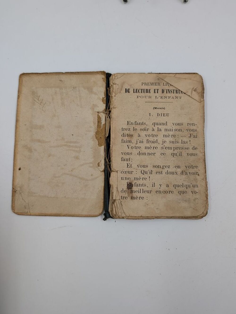Livre ancien Premier livre de Lecture et d'Instruction 1884 Livres et BD