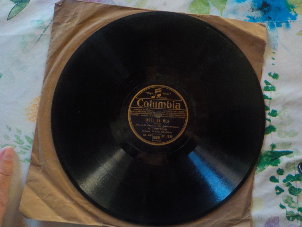 78 tours de Tino Rossi Columbia DF 1645 - 25 cm - 1935 Audio et hifi