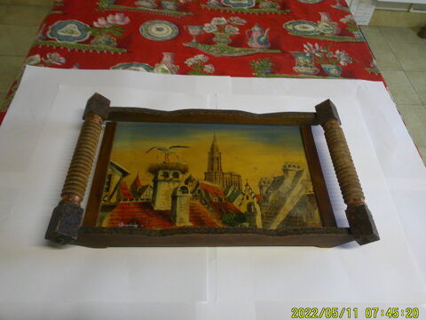 Beau  Plateau  en Bois  ancien 15 Nontron (24)
