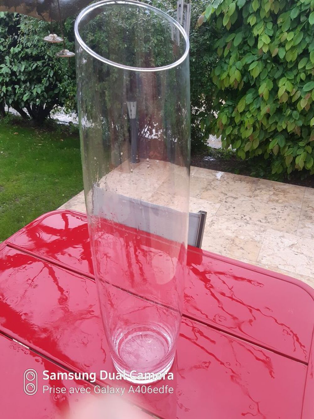 Grand vase en verre Décoration