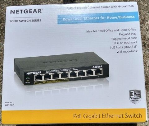 Boitier Switch Ethernet POE 45 Saint-Pierre-d'Allevard (38)