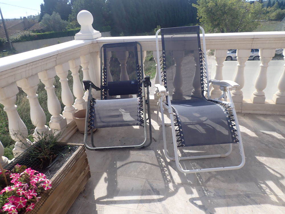 2 fauteuils relax multi positions Jardin
