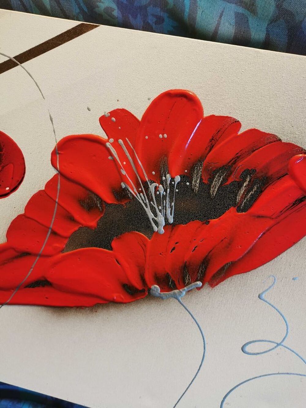 Tableau, Coquelicots &agrave; suspendre Décoration