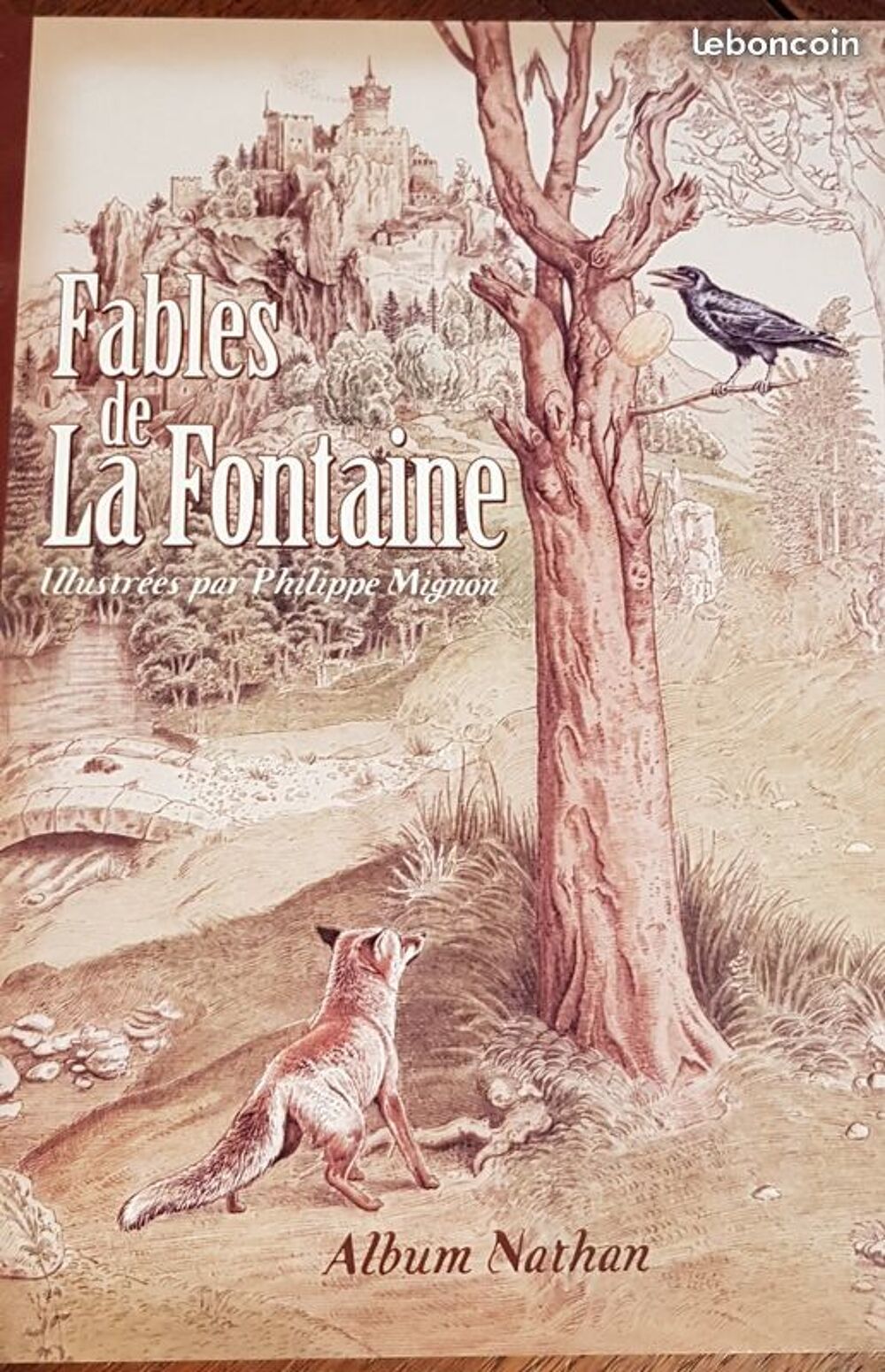 LES FABLES DE LA FONTAINE album NATHAN Livres et BD