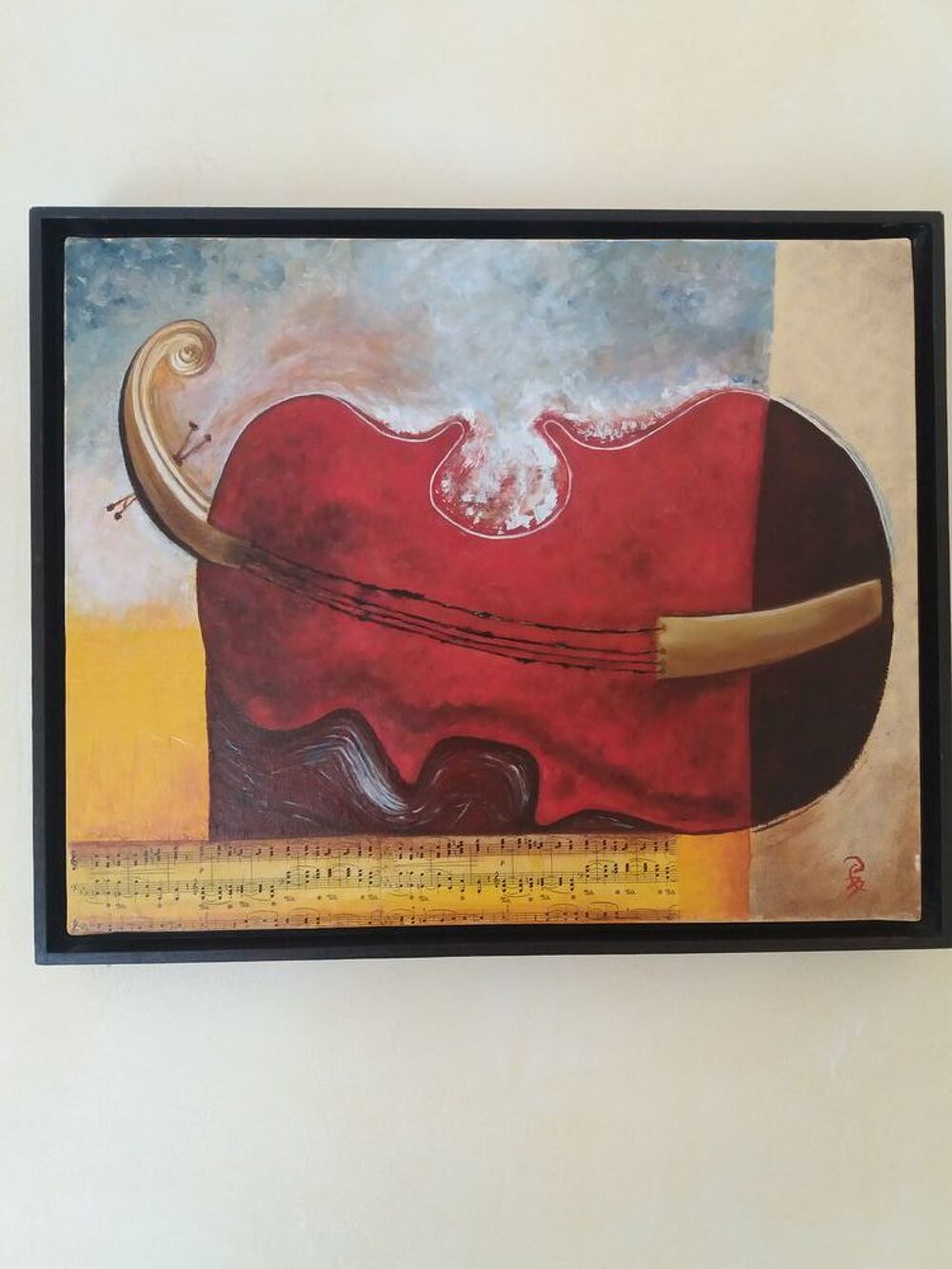 TABLEAU HUILE SUR TOILE Décoration