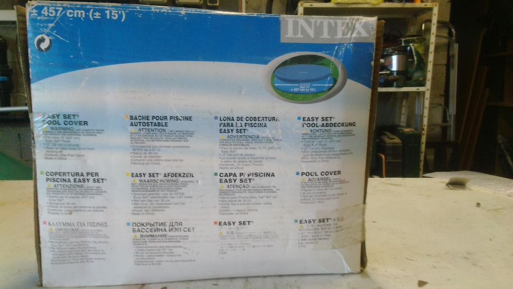 Bache piscine intex 457 cm Jardin