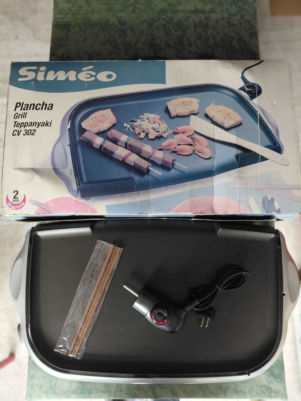 Plancha electrique, neuve. Cuisine