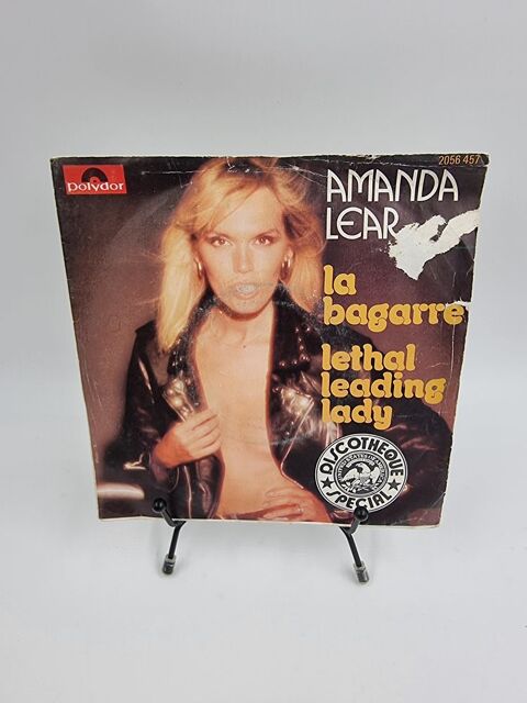 Vinyle 45 tours Amanda Lear : La Bagarre / Lethal Leading... 6 Vulbens (74)