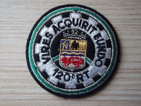 écusson collection 120 e régiment train armée terre Français 5 Valognes (50)