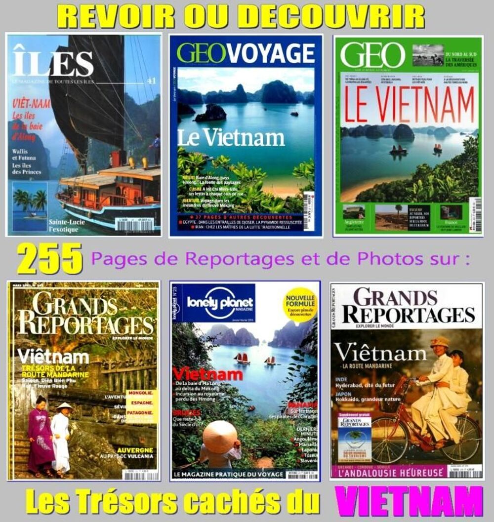 VIETNAM - voyage - BAIE D'ALONG / prixportcompris Livres et BD
