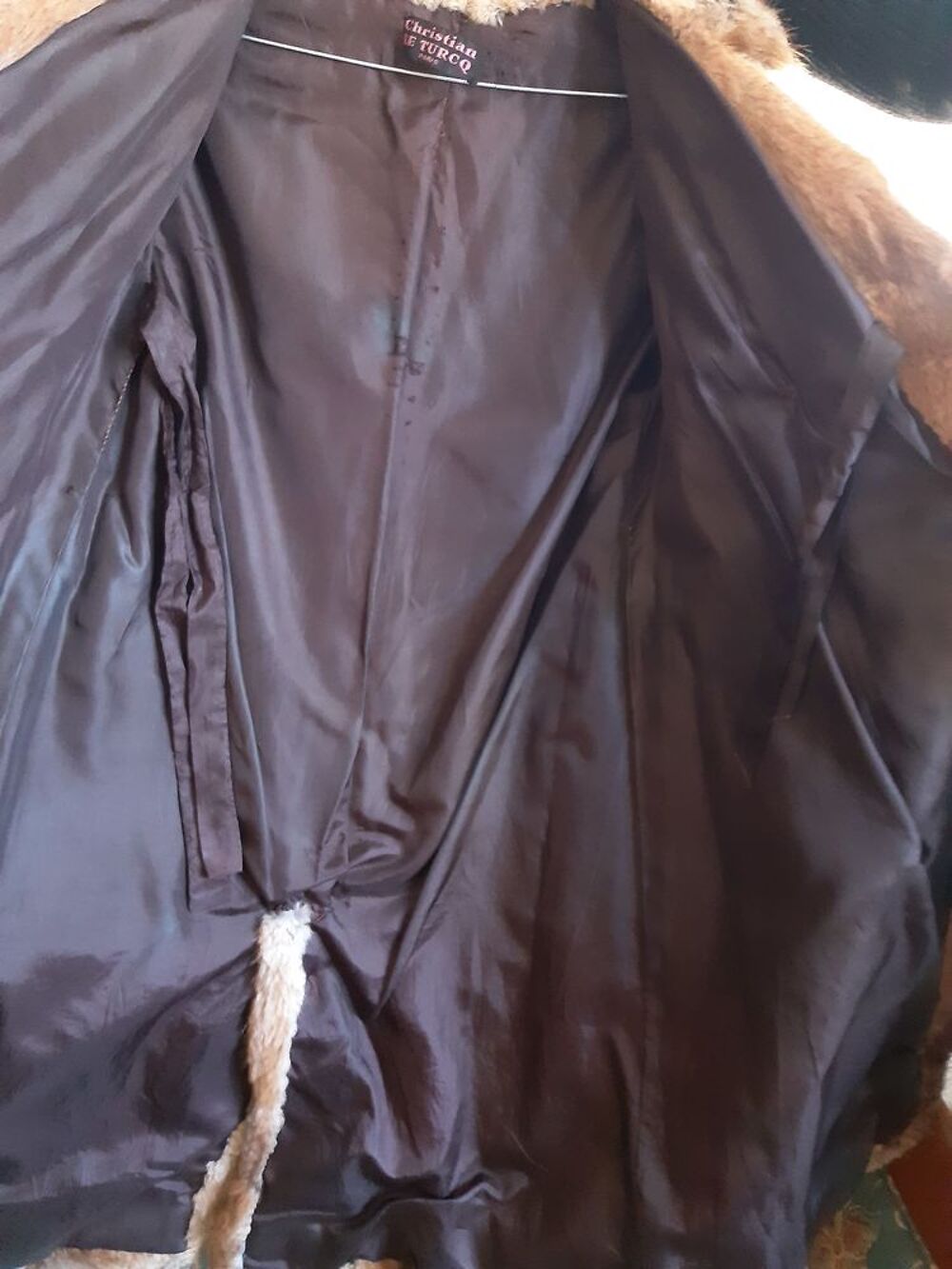 manteau en vison Vêtements