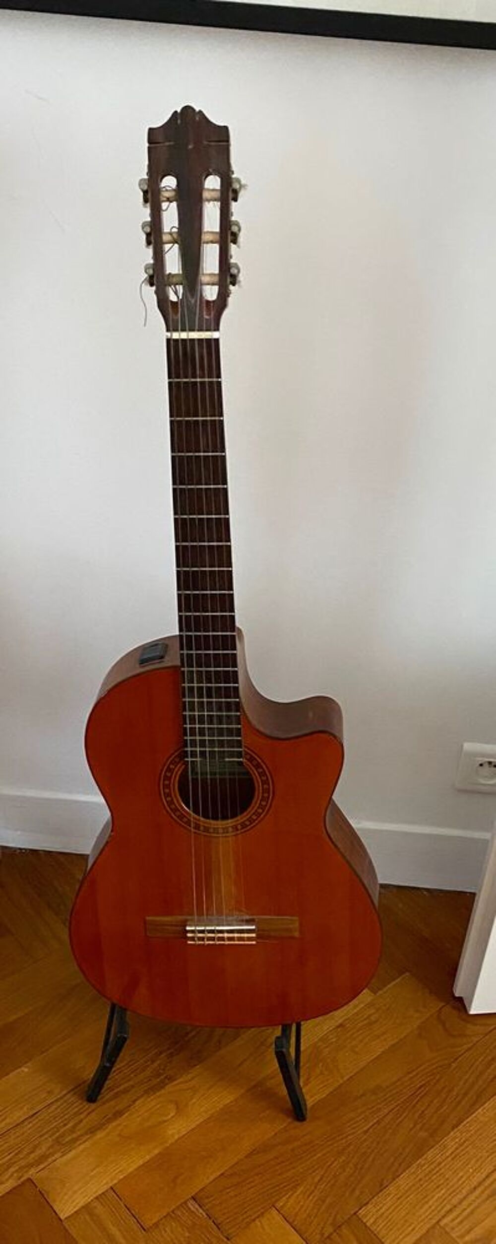 Guitare &eacute;lectro acoustique cordes nylon Instruments de musique