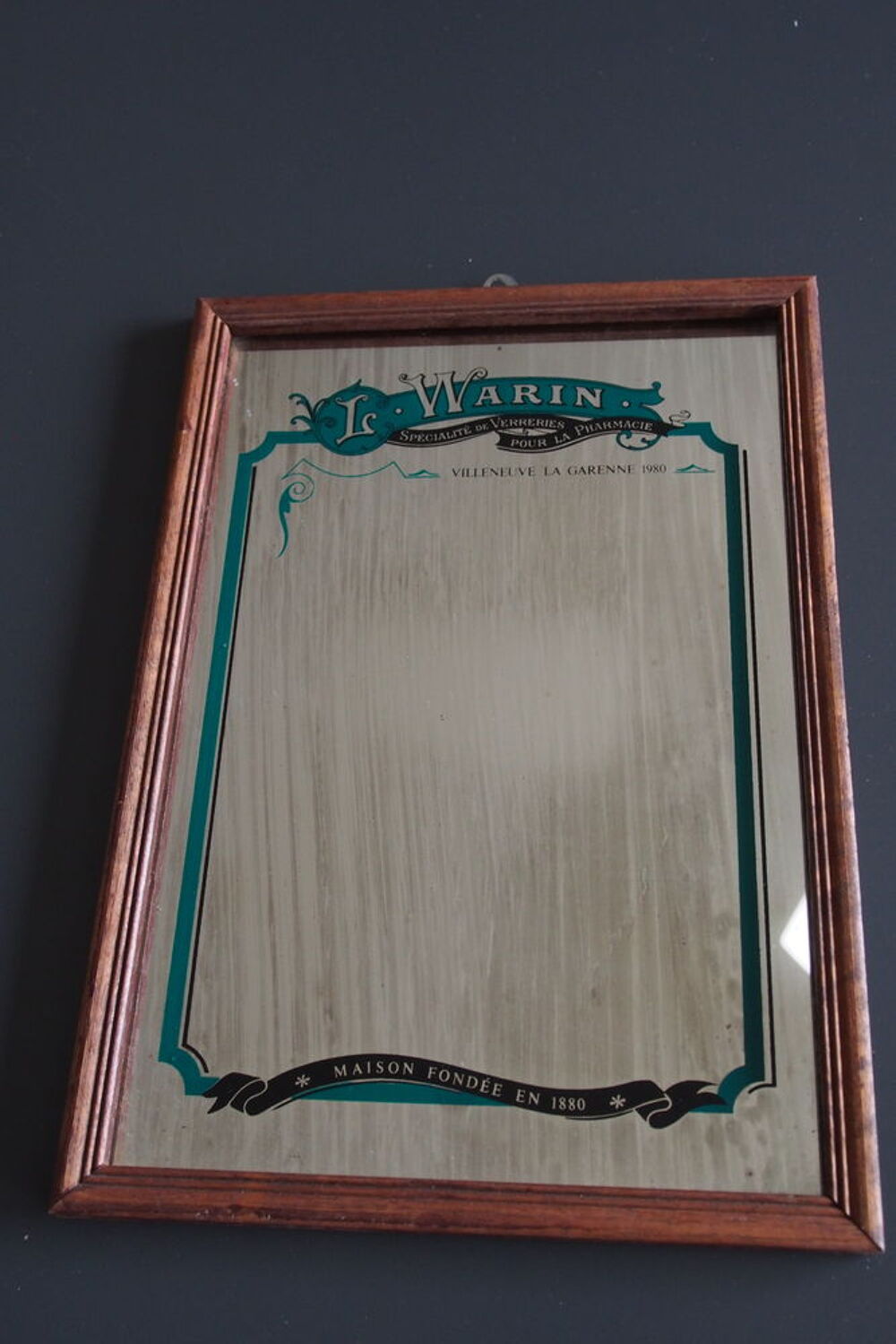 Miroir publicitaire WARIN Décoration