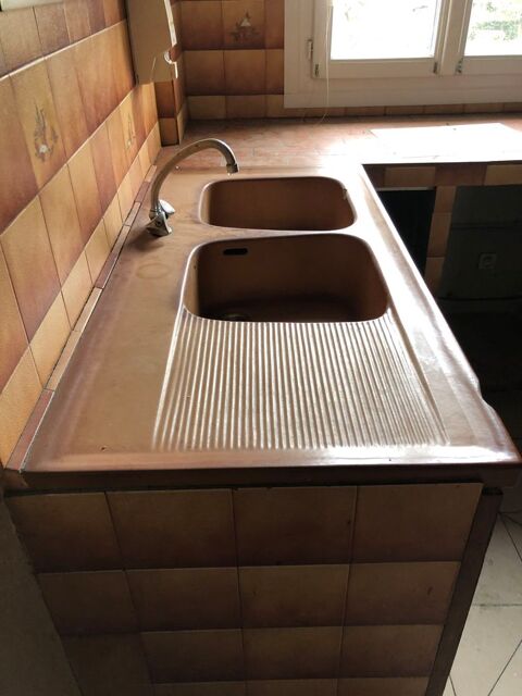 Evier marron cramique 2 bacs 15 Castres (81)