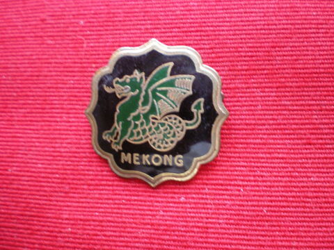 Insigne de Marine - Vedette de port M�kong. 45 Caen (14)