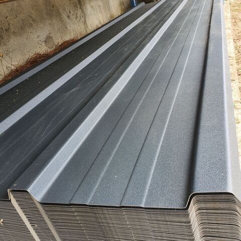 TOLE de BARDAGE ou BACACIER Couleur GRISE RAL 7016 - ATTENTION RUPTURE DE STOCK pour le MOMENT 26.5 Saint-Porquier (82)