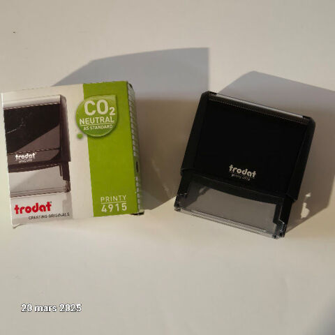 Tampon marqueur de texte Printy 4915  encrage automatique, 15 Saumur (49)