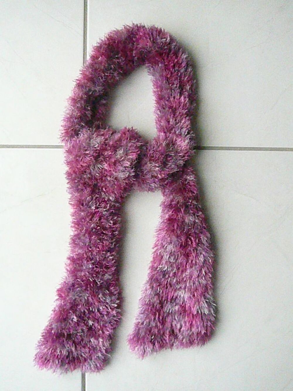Echarpe fuchsia Maroquinerie