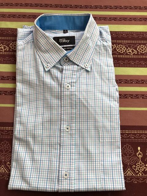 Chemisette petits carreaux bleue Yves Dorsey 10 Sainte-Genevive (60)