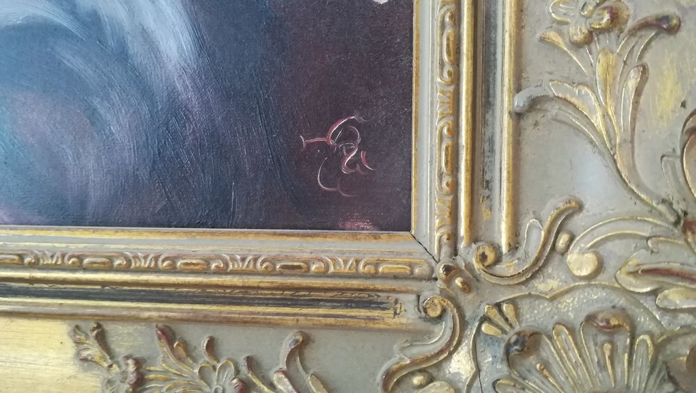 Tableau en bois dor&eacute; Décoration