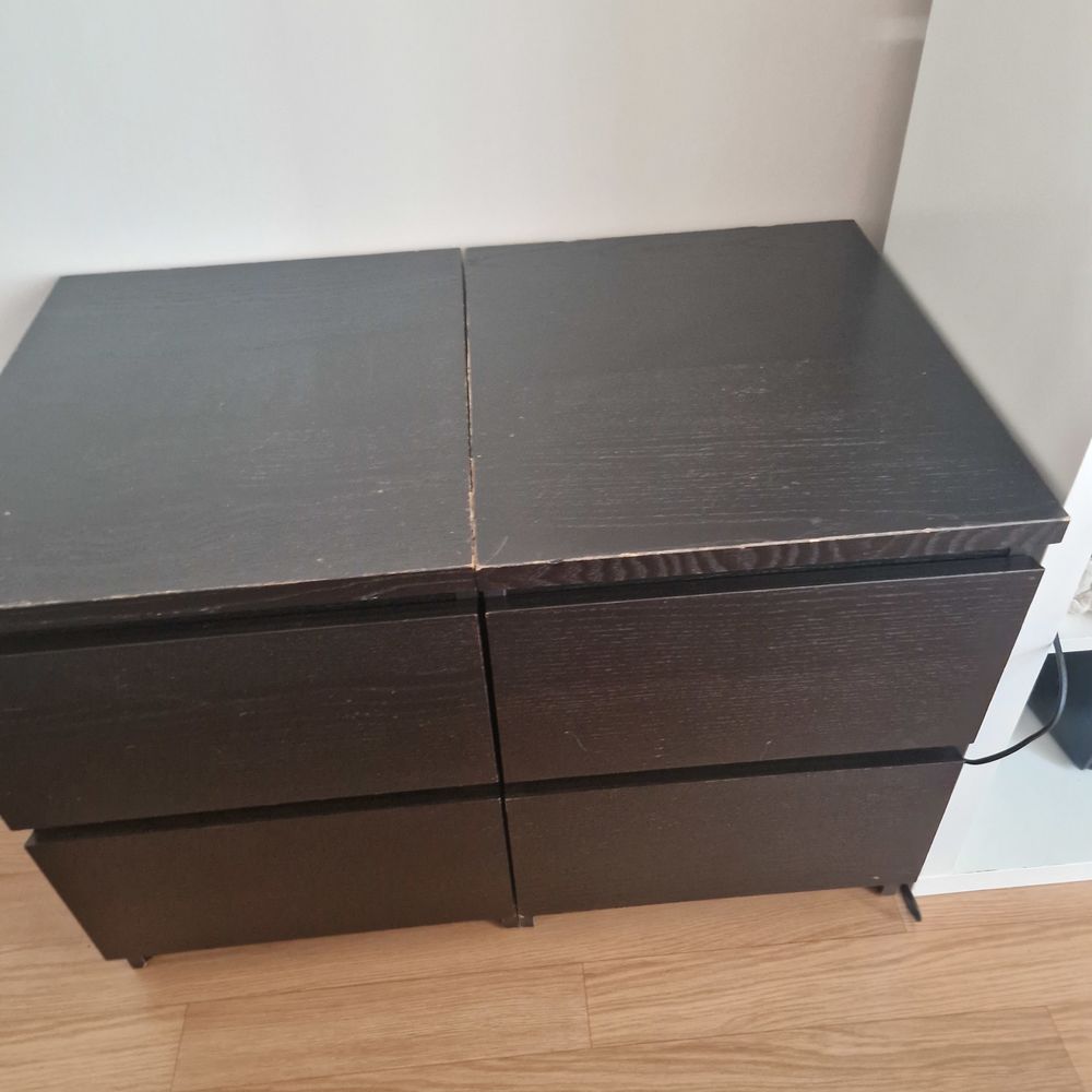 Lot meuble commode malm 4 tiroirs et 2 tiroirs ikea Meubles