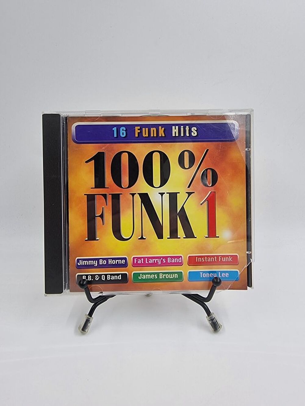 CD de musique 100% Funk 1 avec boite CD et vinyles