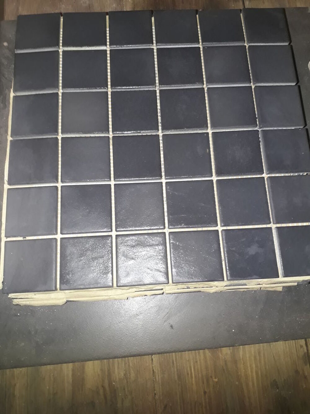 Carrelage Sol Douche / Fa&iuml;ence Gris Anthracite Bricolage