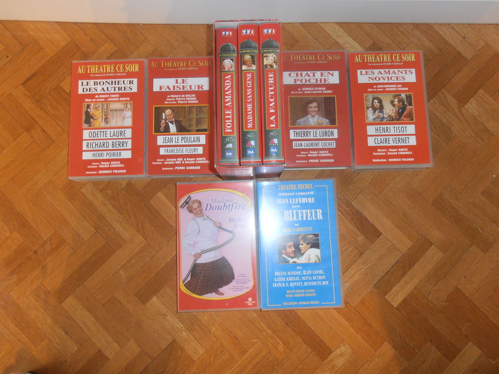 9 Cassettes d'humour DVD et blu-ray