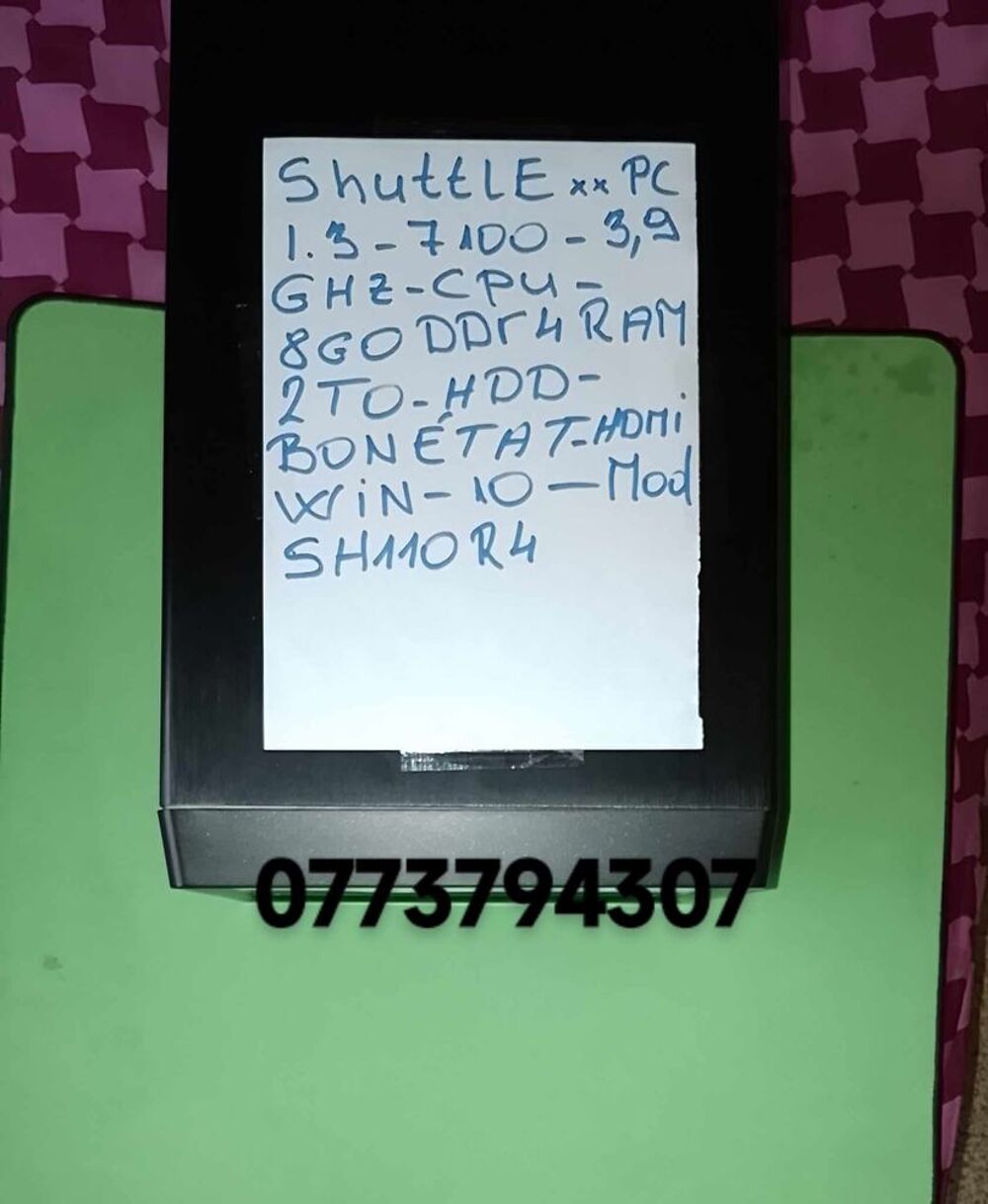 Shutle xxpc mini i3/ 7100 / Matériel informatique