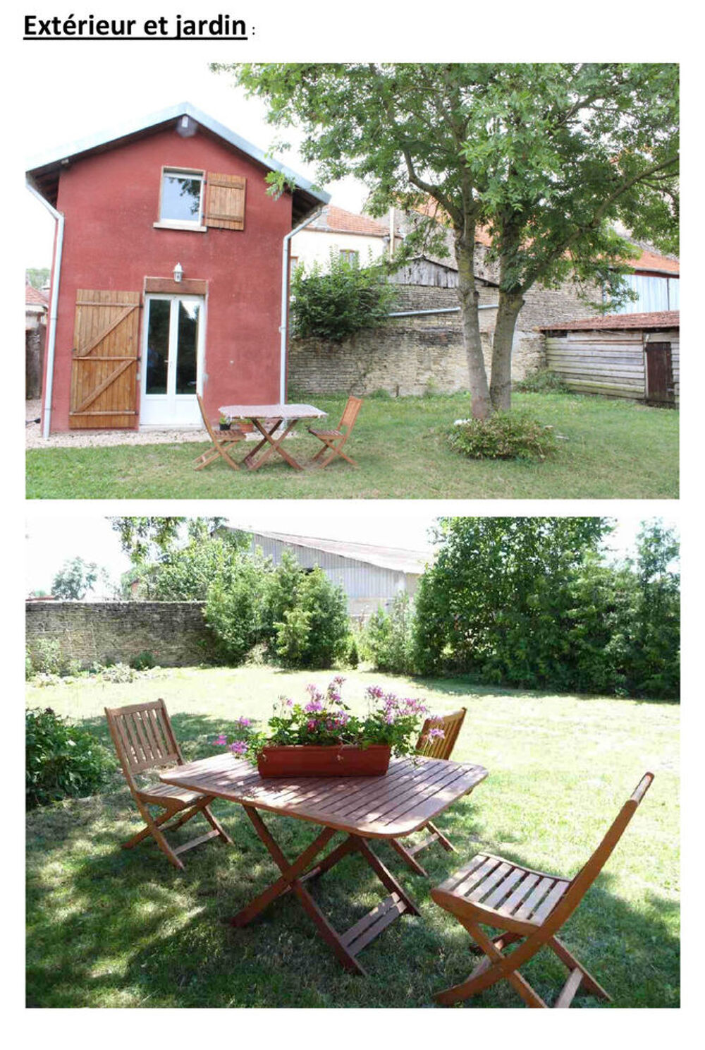 Location Maison Maison 4 pièces sur 2 étages de 70 m² avec jardin privatif Bricon
