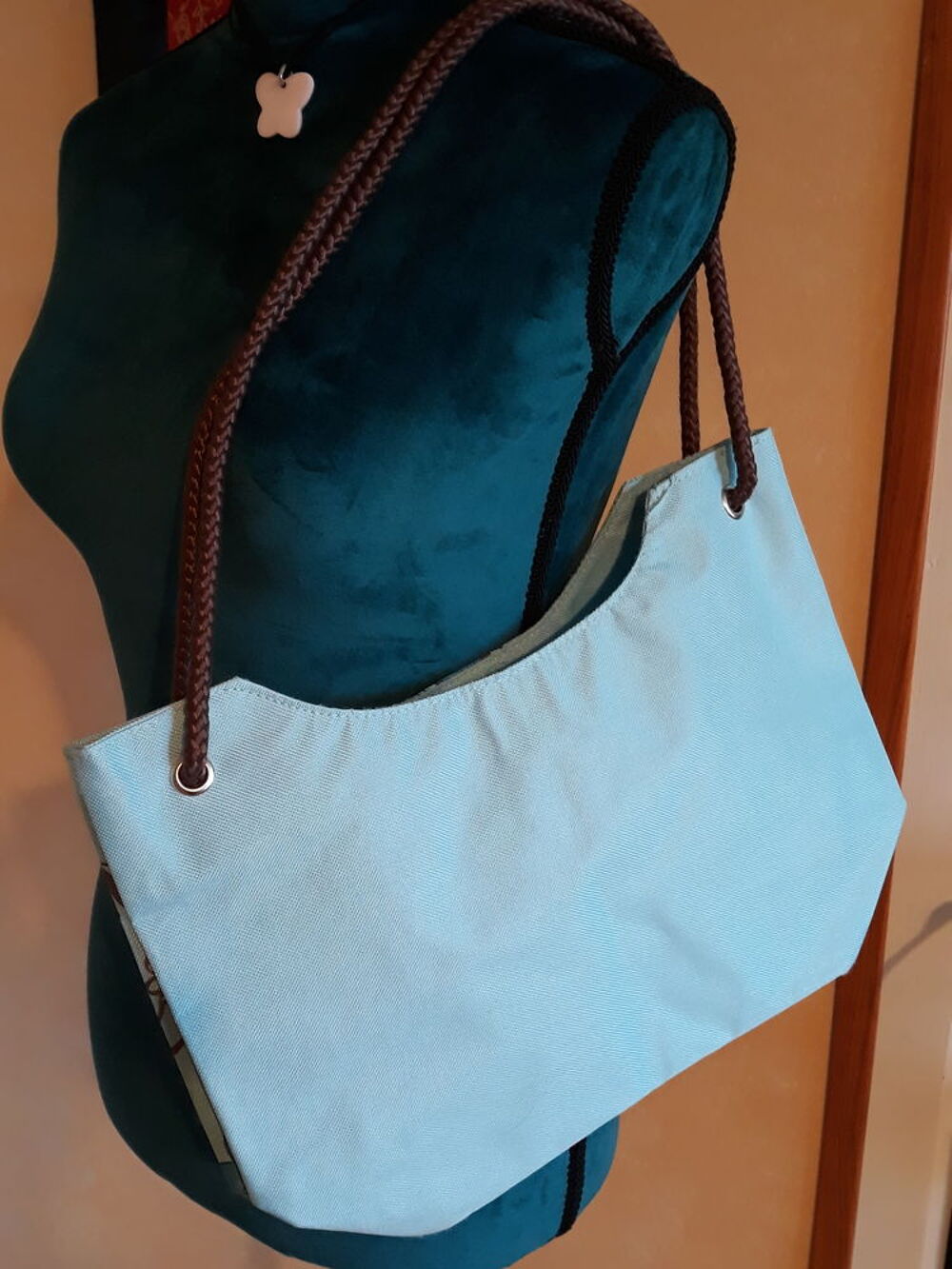 Sac fourre-tout - bleu clair Maroquinerie
