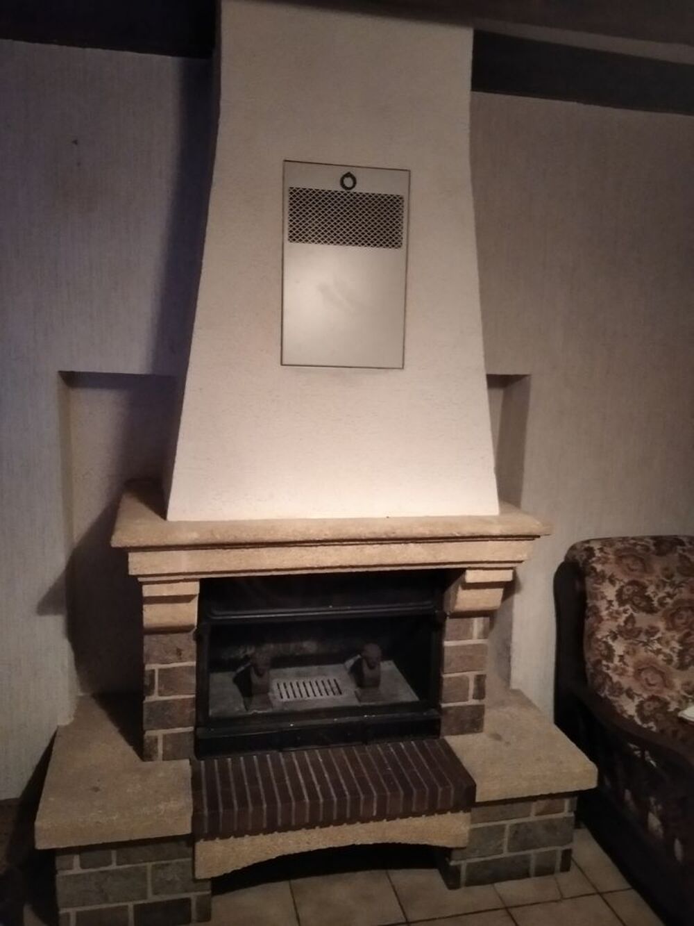 cheminee avec insert Bricolage