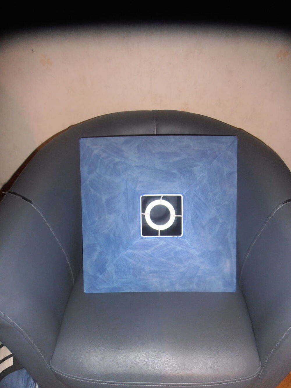 Lustre bleu Dcoration