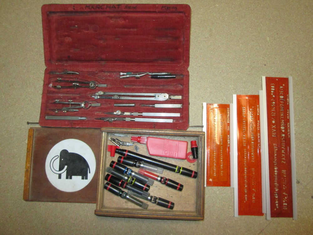 Ensemble mat&eacute;riel de dessin industriel Bricolage