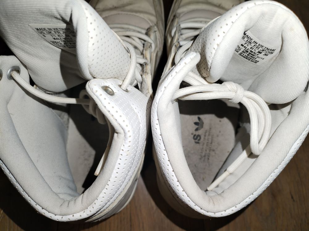 Baskets ADIDAS montante blanche (Taille 41.5) Chaussures