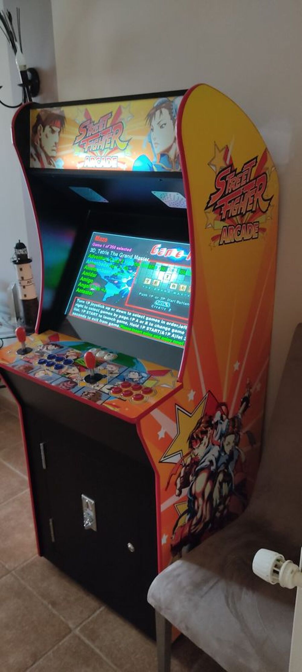 Borne arcade street fighter 2100 jeux Consoles et jeux vidéos