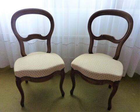 2 Chaises Louis Philippe d'époque refaites à neuf 190 Saint-Priest (69)
