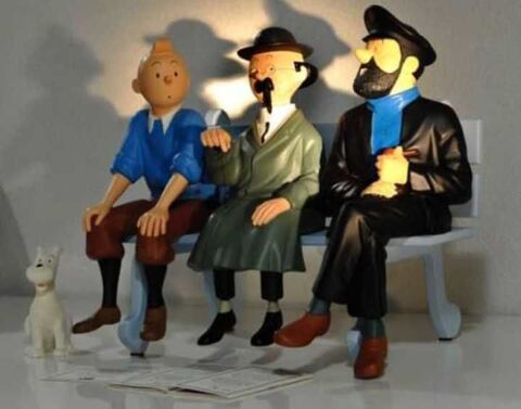 figurine de tintin, tournesol et haddock 980 Mâcon (71)
