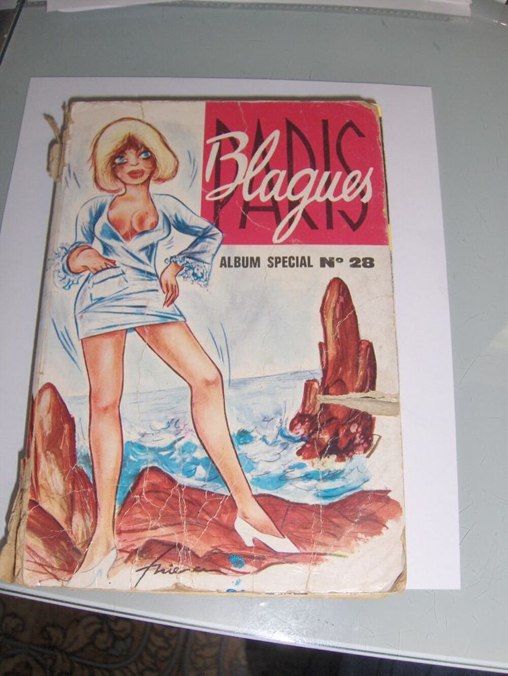 Vintage Ancien Livret de Paris blagues format 18 x 13 cm - 2 Livres et BD