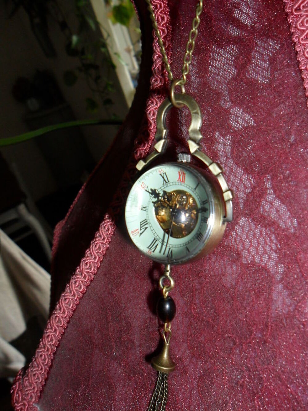 montre &agrave; gousset m&eacute;canique &agrave; loupes Bijoux et montres