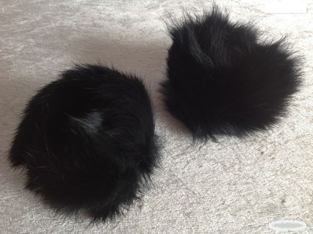 2 BRACELETS &Eacute;LASTIQUE FOURRURE LAPIN NOIR Envoi Possible
Vêtements