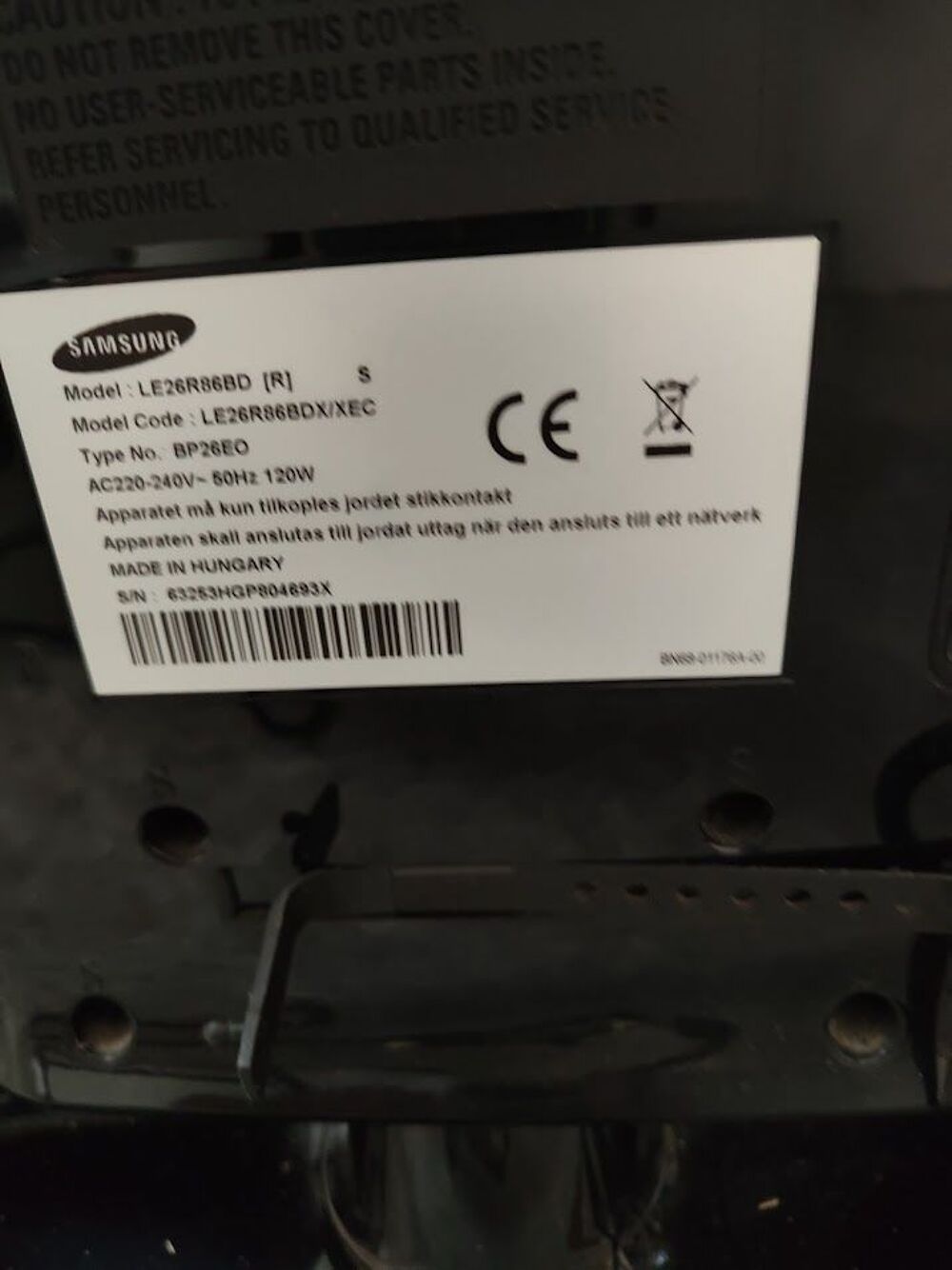 TV SAMSUNG Electroménager