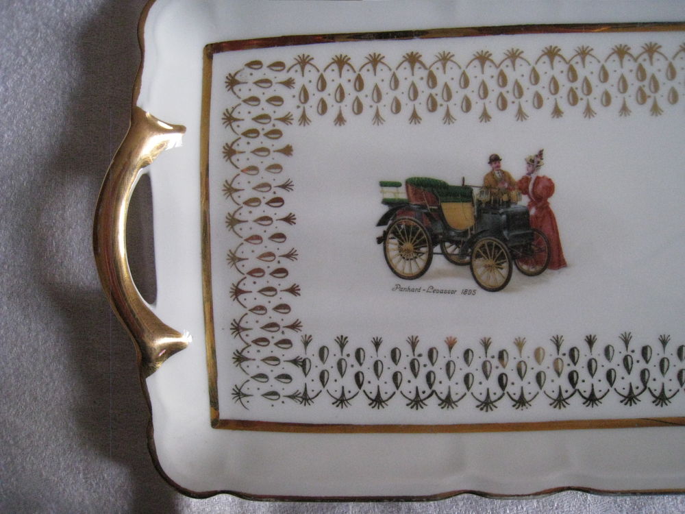 Plat &agrave; cake en porcelaine de luxe Cuisine