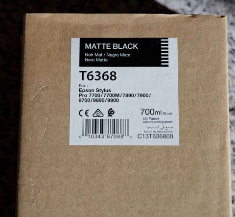 Cartouche d'encre EPSON STYLUS PRO - MATTE BLACK 100 La Bresse (88)