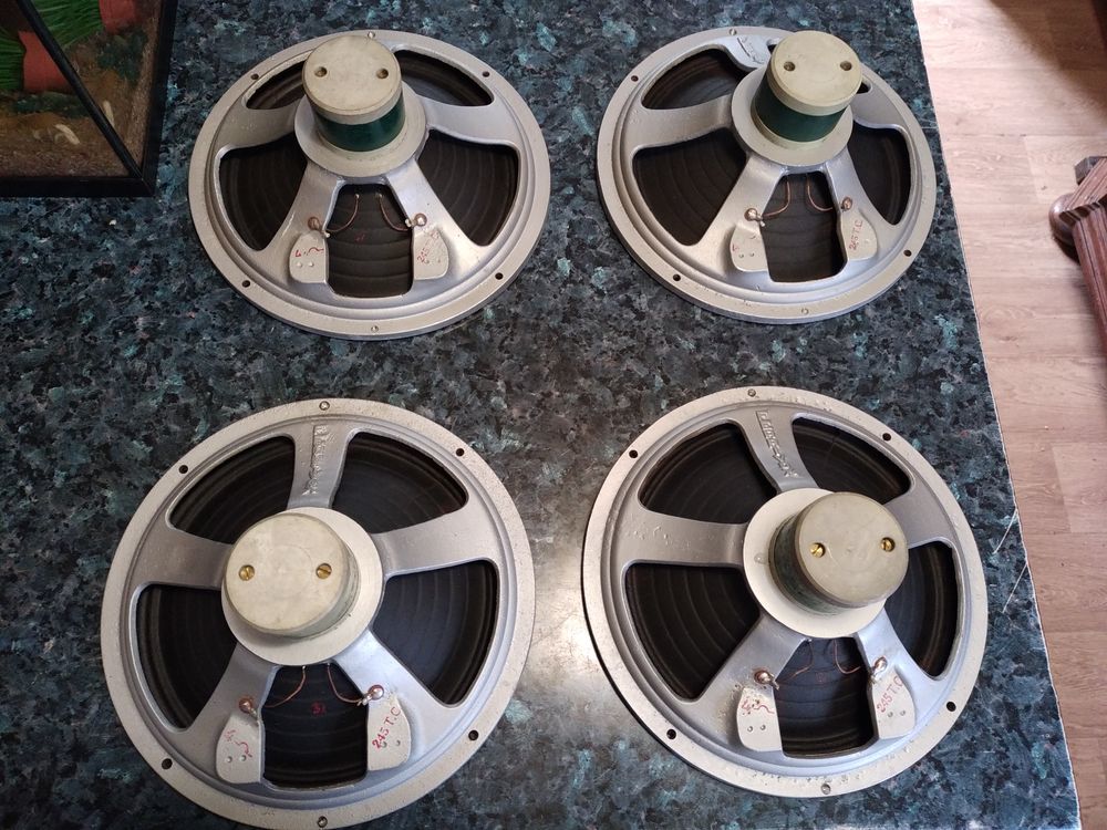 8 Haut Parleurs Alnico ferrivoxTeppaz vintage 1958 Audio et hifi