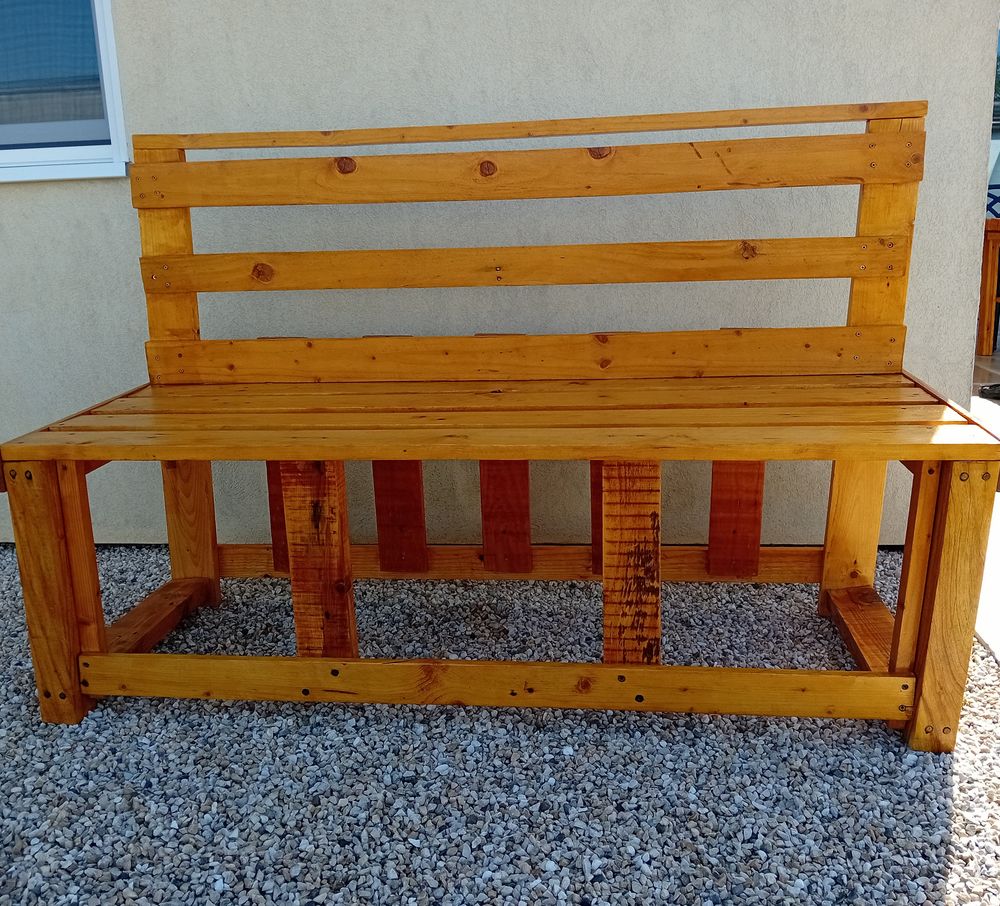 2 Bancs et 2 Tables Artisanaux Neufs Meubles