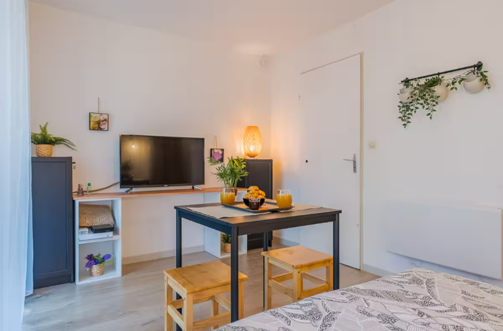 Location Appartement Studio meublé - clim + piscine + jardin + parking Toulouse